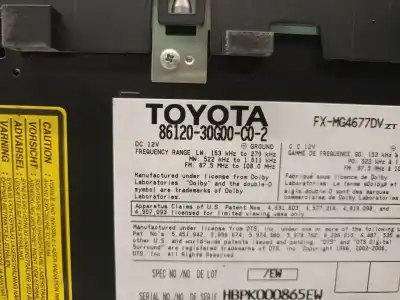 Автозапчастина б/у аудіо система / радіо cd для lexus gs (_s19_) 450h (grs191_, gws191_) посилання на oem iam 8612030g00c02  8612030g00c0