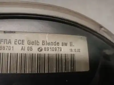 Peça sobressalente para automóvel em segunda mão farolim dianteiro esquerdo por bmw 3 (e46) 320 d referências oem iam 6910979  63137165851