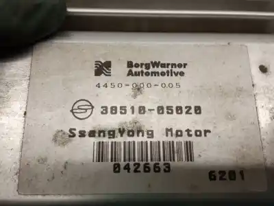 Second-hand car spare part ecu engine control for ssangyong musso (fj) 2.3 d oem iam references 3851005020 4450000005 042663