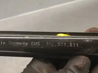 Автозапчастина б/у задній лівий нижний рычаг для porsche cayenne (92a) 3.0 diesel посилання на oem iam 7p0501531  95833104500