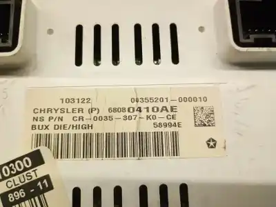 Peça sobressalente para automóvel em segunda mão quadrante por jeep compass (mk49) 2.2 crd 4x4 referências oem iam 68080410ae  68080410ad
