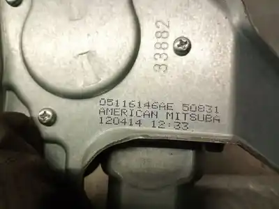 Second-hand car spare part rear windshield wiper motor for jeep compass (mk49) 2.2 crd 4x4 oem iam references 5116146ae  5116146ae