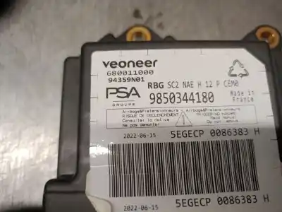 Автозапчасти б/у блок управления подушками безопасности за peugeot 308 iii (fb_, fh_, fp_, f3_) bluehdi 130 (fbyhzl, fbyhzt) ссылки oem iam 9850344180  9850344180