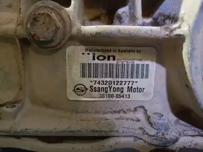 Автозапчастина б/у коробка передач для ssangyong korando (kj) 2.9 td посилання на oem iam 3610005413  3610005413