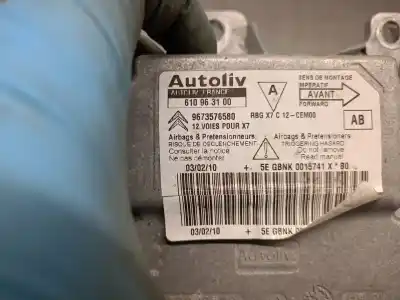 Автозапчасти б/у блок управления подушками безопасности за citroen c5 iii (rd_) 1.6 hdi 110 ссылки oem iam 9673576580 610963100 autyoliv 