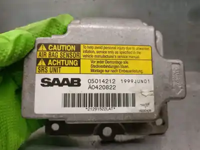 Peça sobressalente para automóvel em segunda mão centralina de airbag por saab 9-5 (ys3e) 2.0 t referências oem iam 05014212 a0420822 