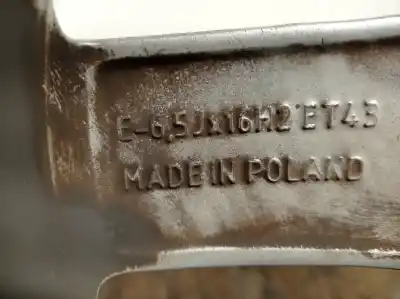 Автозапчасти б/у шина за audi q2 (gab, gag) 1.0 tfsi ссылки oem iam 81a601025  r166.5jx16h2et43