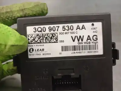 Автозапчасти б/у электронный модуль за audi q2 (gab, gag) 1.0 tfsi ссылки oem iam 3q0907530aa 3q0907530c 