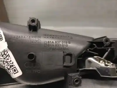 Second-hand car spare part interior left front handle for audi q2 (gab, gag) 1.0 tfsi oem iam references 81a837019b 81a837019 81a837019b