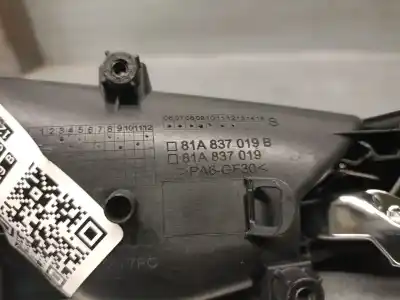 Second-hand car spare part interior left rear handle for audi q2 (gab, gag) 1.0 tfsi oem iam references 81a837019b 81a837019 81a837019b