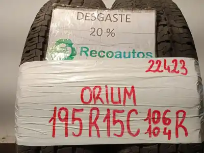 Second-hand car spare part tire for santana 300/350 1.6 hdi 4x4 oem iam references 195r15c106-104r