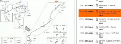 Автозапчастина б/у труби кондиціонації для kia sorento iv (mq4, mq4a) 1.6 t-gdi hybrid посилання на oem iam 97770p4000  97770p4000
