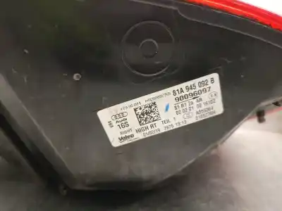 Second-hand car spare part right tailgate light for audi q2 (gab, gag) 1.0 tfsi oem iam references 81a945092b 90096097 81a945092b