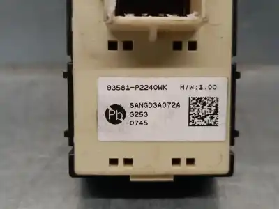 Автозапчастина б/у управління склами задніх правіх для kia sorento iv (mq4, mq4a) 1.6 t-gdi hybrid посилання на oem iam 93581p2240wk  93581p2240