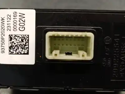 Second-hand car spare part headlights switch for kia sorento iv (mq4, mq4a) 1.6 t-gdi hybrid oem iam references 93750p2020wk  93750p2020