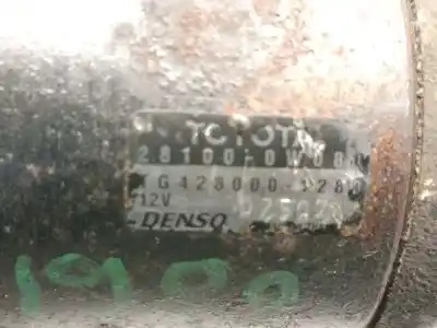 Second-hand car spare part starter motor for mini mini (r50, r53) one d oem iam references 281000w080 4280001280 denso 12417791335