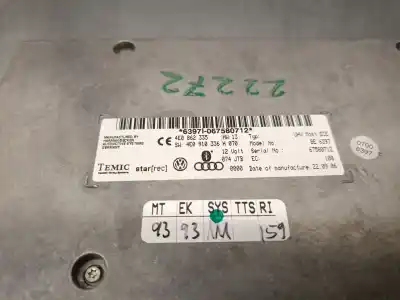 Pezzo di ricambio per auto di seconda mano modulo elettronico per audi q7 (4lb) 3.0 tdi quattro riferimenti oem iam 4e0862335 4e0910336h 
