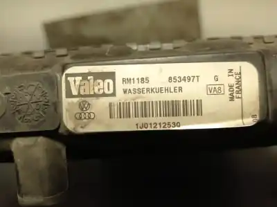 Автозапчастина б/у водяний радіатор для audi a3 (8l1) 1.9 tdi посилання на oem iam 1j0121253q 853497tg valeo 1j0121253ad
