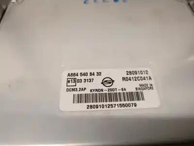 Автозапчастина б/у ебу контролер двигуна для ssangyong kyron 2.0 xdi посилання на oem iam a6645408432 28091012 