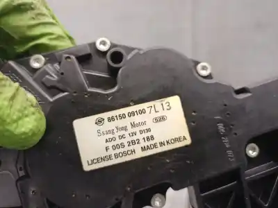 Second-hand car spare part rear windshield wiper motor for ssangyong kyron 2.0 xdi oem iam references 8615009100 f00s2b2188 bosch 