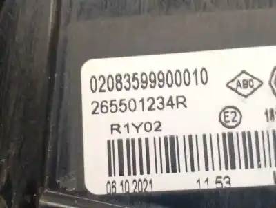 Автозапчастина б/у правий ліхтар для renault captur ii (hf_) tce 155 (hfmn) посилання на oem iam 265501234r  265501234r