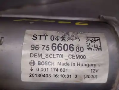 Автозапчастина б/у двигун запускається для citroen c4 cactus 1.5 bluehdi 100 посилання на oem iam 9675660680 0001174601 bosch 9675660680