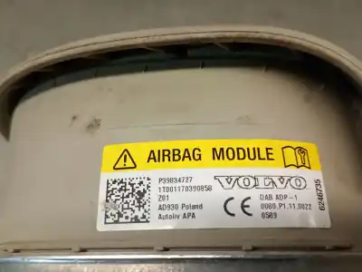 Автозапчастина б/у передня ліва подушка безопасности для volvo b.m. v90 ii ranchera familiar (235) d5 awd посилання на oem iam 39834727  