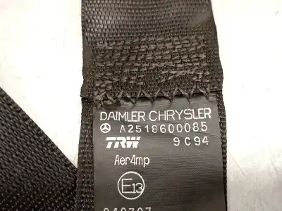 Автозапчастина б/у задній лівий ремін безпеки для mercedes-benz clase r (w251, v251) r 320 cdi 4-matic (251.125) посилання на oem iam a2518600085  a25186000859c94