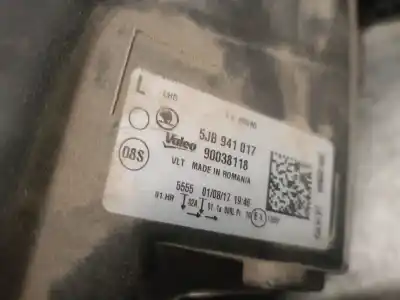 Pezzo di ricambio per auto di seconda mano faro anteriore sinistro per skoda rapid (nh3, nk3, nk6) 1.6 tdi riferimenti oem iam 5jb941017 90038118 valeo 5jb941017 Pezzo di ricambio per auto di seconda mano faro anteriore sinistro per skoda rapid (nh3, nk3, nk6) 1.6 tdi riferimenti oem iam 5jb941017 90038118 valeo 5jb941017
