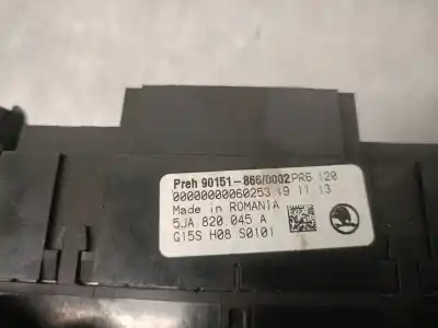Peça sobressalente para automóvel em segunda mão comando de sofagem (chauffage / ar condicionado)  por skoda rapid (nh3, nk3, nk6) 1.6 tdi referências oem iam 5ja820045a  5ja820045a Peça sobressalente para automóvel em segunda mão comando de sofagem (chauffage / ar condicionado)  por skoda rapid (nh3, nk3, nk6) 1.6 tdi referências oem iam 5ja820045a  5ja820045a