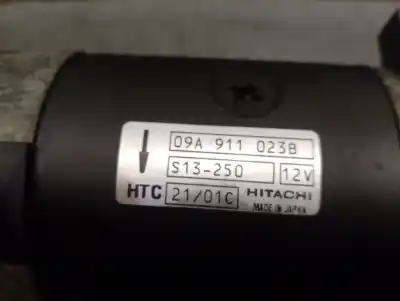 Second-hand car spare part starter motor for audi a3 (8l1) 1.9 tdi oem iam references 09a911023b s13250 hitachi 09a911023b
