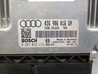 Second-hand car spare part ecu engine control for audi a4 b7 avant (8ed) 2.0 tdi 16v oem iam references 03g906016gn 0281012113 bosch 03g906016gn