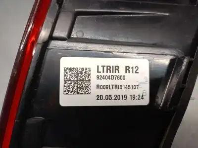 Автозапчасти б/у правый задний фонарь за hyundai tucson (tl, tle) 1.6 crdi ссылки oem iam 92404d7600  92404d7600