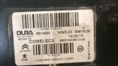 İkinci el araba yedek parçası otomatik sanziman kontrol ünitesi için citroen c4 picasso ii 1.6 bluehdi 120 oem iam referansları 9805164380 9616641 dura 