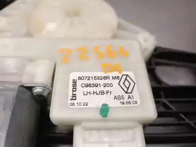 Second-hand car spare part driver left window regulator for renault captur ii (hf_) e-tech 160 oem iam references 807215326r  807215326r