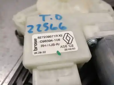 Автозапчасти б/у задний правый стеклорегулятор за renault captur ii (hf_) e-tech 160 ссылки oem iam 827209371r  827209371r