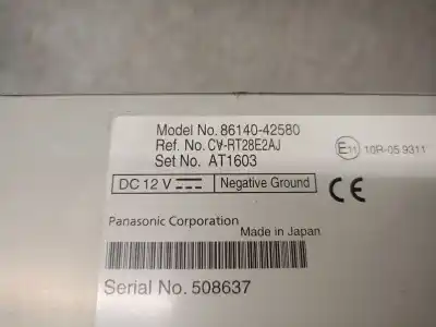 Pièce détachée automobile d'occasion système audio / radiocd pour toyota rav 4 v (_a5_, _h5_) 2.5 hybrid (axah52) références oem iam 8614042580  8614042580