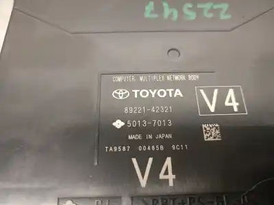 Автозапчастина б/у модуль комфорт для toyota rav 4 v (_a5_, _h5_) 2.5 hybrid (axah52) посилання на oem iam 8922142321  8922142321