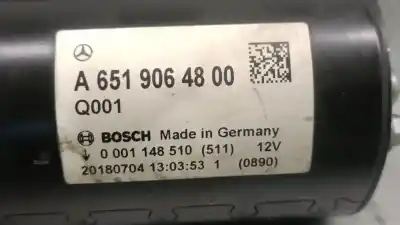 Автозапчасти б/у двигатель запускается за mercedes-benz glc (x253) 220 d 4-matic (253.905, 253.903) ссылки oem iam a6519064800 0001148510 bosch a6519064800