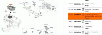 Автозапчастина б/у багатофункційний дисплей для kia sorento iv (mq4, mq4a) 1.6 t-gdi hybrid посилання на oem iam 94310p4530 23l0205828 94310p4530