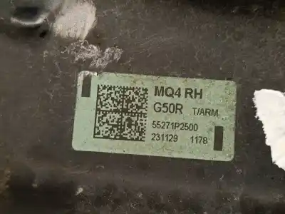 Автозапчастина б/у задній нижний правий ригель підвіски для kia sorento iv (mq4, mq4a) 1.6 t-gdi hybrid посилання на oem iam 55271p2500  55271p2500