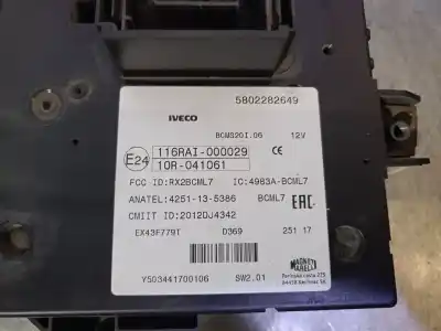 Автозапчастина б/у реле/запоперівник для iveco daily vi furgón 33s16, 35s16, 35c16, 40c16, 50c16 посилання на oem iam 5802282649  