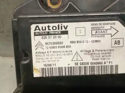 Second-hand car spare part airbag control unit for citroen c4 picasso i monospace (ud_) 2.0 hdi 150 oem iam references 9676399880 620572800 autoliv 9676399880