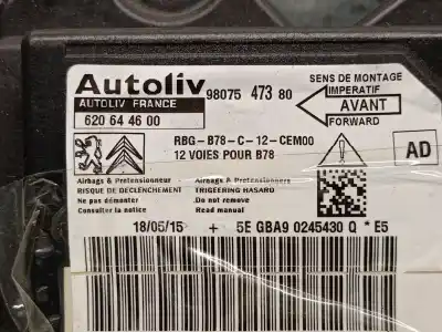 Автозапчасти б/у блок управления подушками безопасности за citroen c4 picasso ii 1.6 bluehdi 120 ссылки oem iam 9807547380 620644600 autoliv 