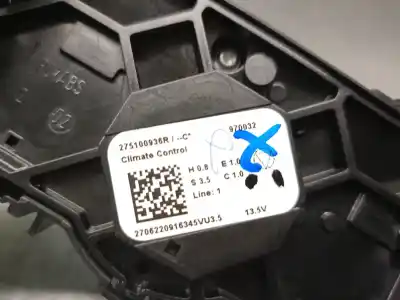 Автозапчастина б/у клімат-контроль для renault captur ii (hf_) e-tech 160 посилання на oem iam 275100936r  275100936r