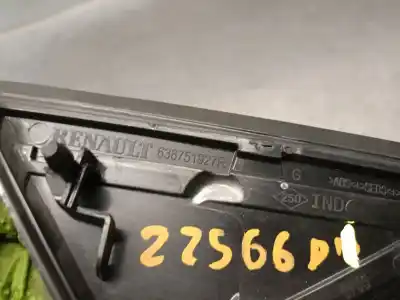 Peça sobressalente para automóvel em segunda mão vidro custódia triangular frente esquerdo por renault captur ii (hf_) e-tech 160 referências oem iam 638751927r  638751927r