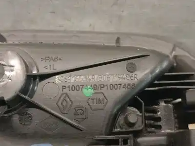 Автозапчастина б/у ліва задня внутрішня ручка для dacia duster (hm_) 1.6 sce 115 (hmm1) посилання на oem iam 806716534r  806716534r