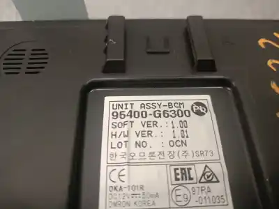 Автозапчастина б/у електронний модуль для kia picanto iii (ja) 1.0 посилання на oem iam 95400g6300  95400g6300