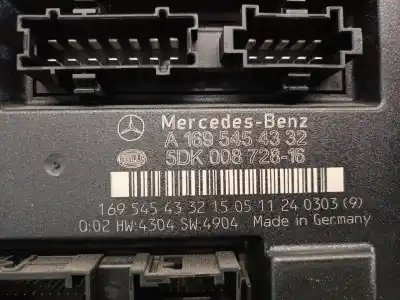 Автозапчасти б/у блок реле/предохранителей за mercedes-benz clase a (w169) a 180 cdi (169.007, 169.307) ссылки oem iam a1695454332 5dk00872816 hella 