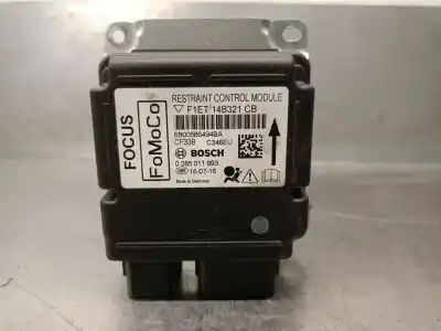 Peça sobressalente para automóvel em segunda mão centralina de airbag por ford focus iii turnier 1.0 ecoboost referências oem iam f1et14b321cb
